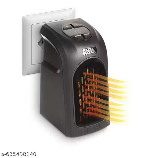 Small Electric Handy Room Heater Compact Plug-in