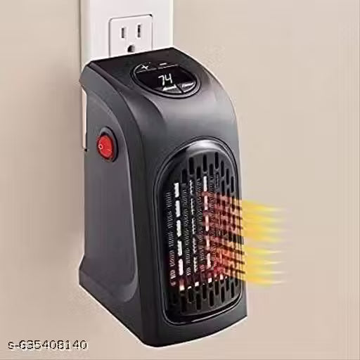 Small Electric Handy Room Heater Compact Plug-in