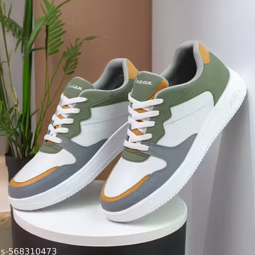 Bacan Trendy Multicolored Casual Sneakers For Men